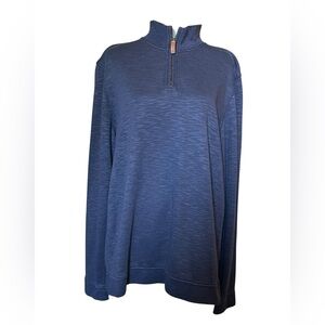 Ted Baker Navy Zip-Up Sweater size 5 or US 12 for men